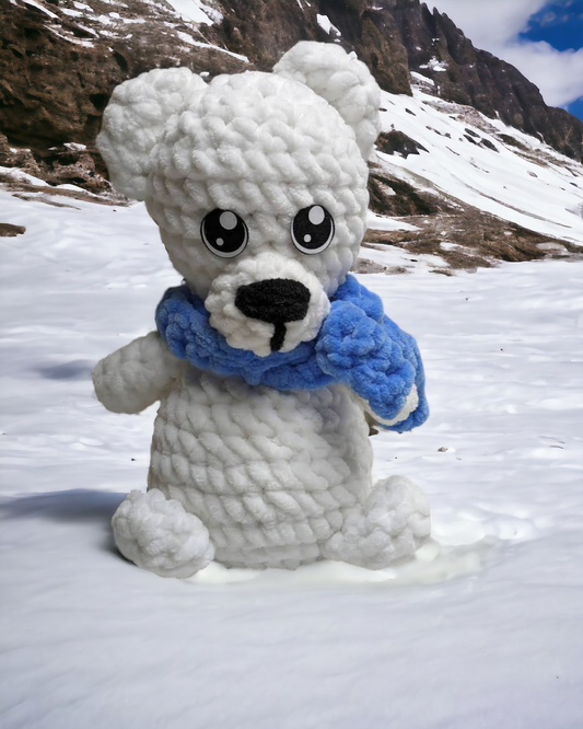 Polar Bear with Scarf