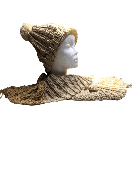 Free Beginner Hat and Scarf Pattern